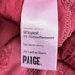 PAIGE Red High Waisted Shorts Size 26