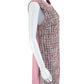 VOY Pink Tweed Shift Dress Size L