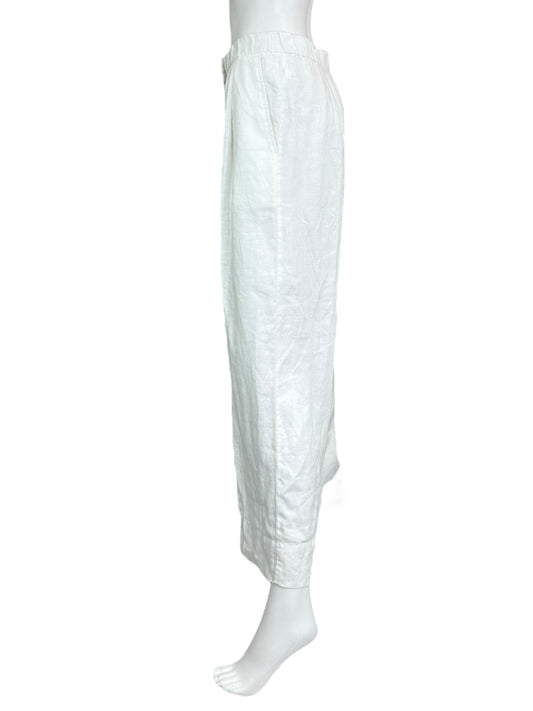 EILEEN FISHER White Linen Pants NWT Size XS