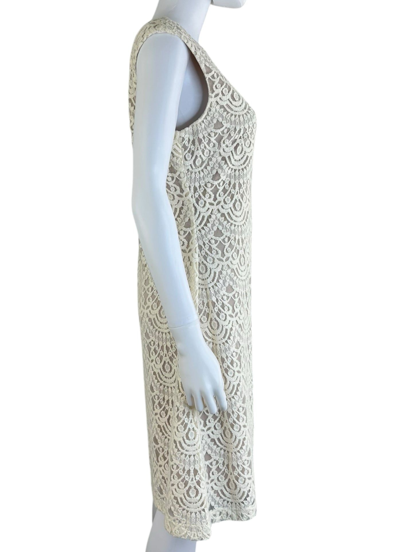 Jessica Howard NWT Ivory Lace Mini Dress Size 10