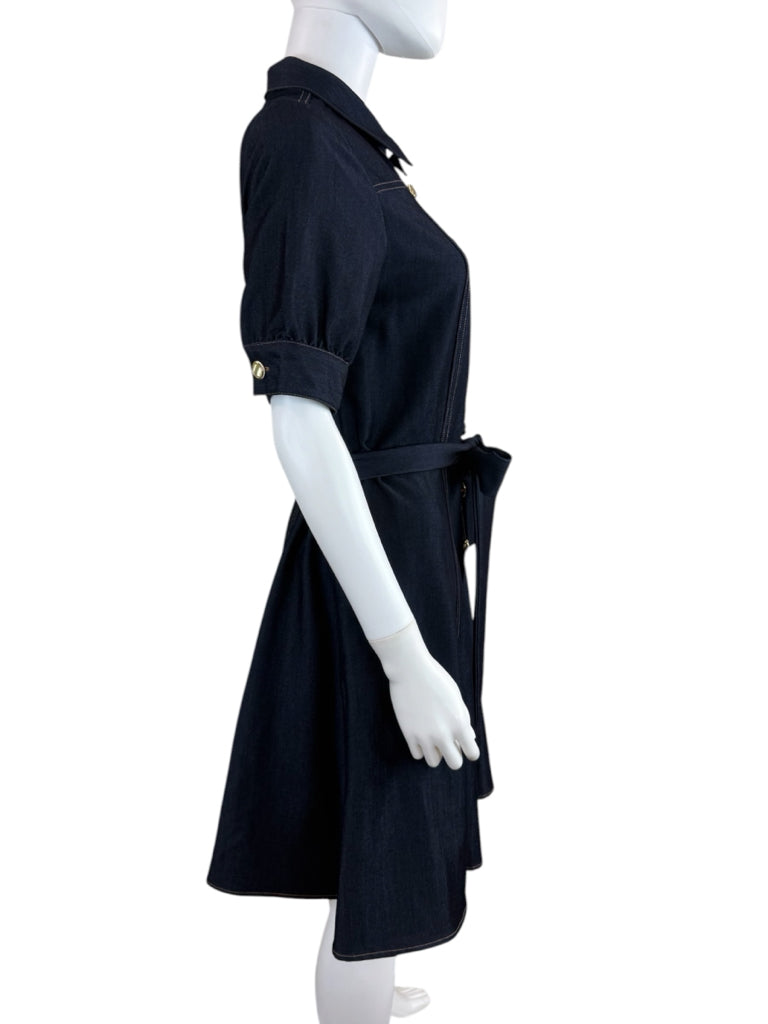 Nanette Lepore NWT Blue Chambray Shirt Dress Size 6