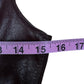 Theory 100% Lamb Leather Burgundy Tank Size 2