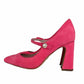 Kate Spade Maren Mary Jane Pink Suede Heels Size 6