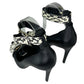 Salvatore Ferragamo Black Leather Lurano Pumps Size 7.5
