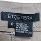 ETCETERA Light Brown Straight Leg Pants Size 6