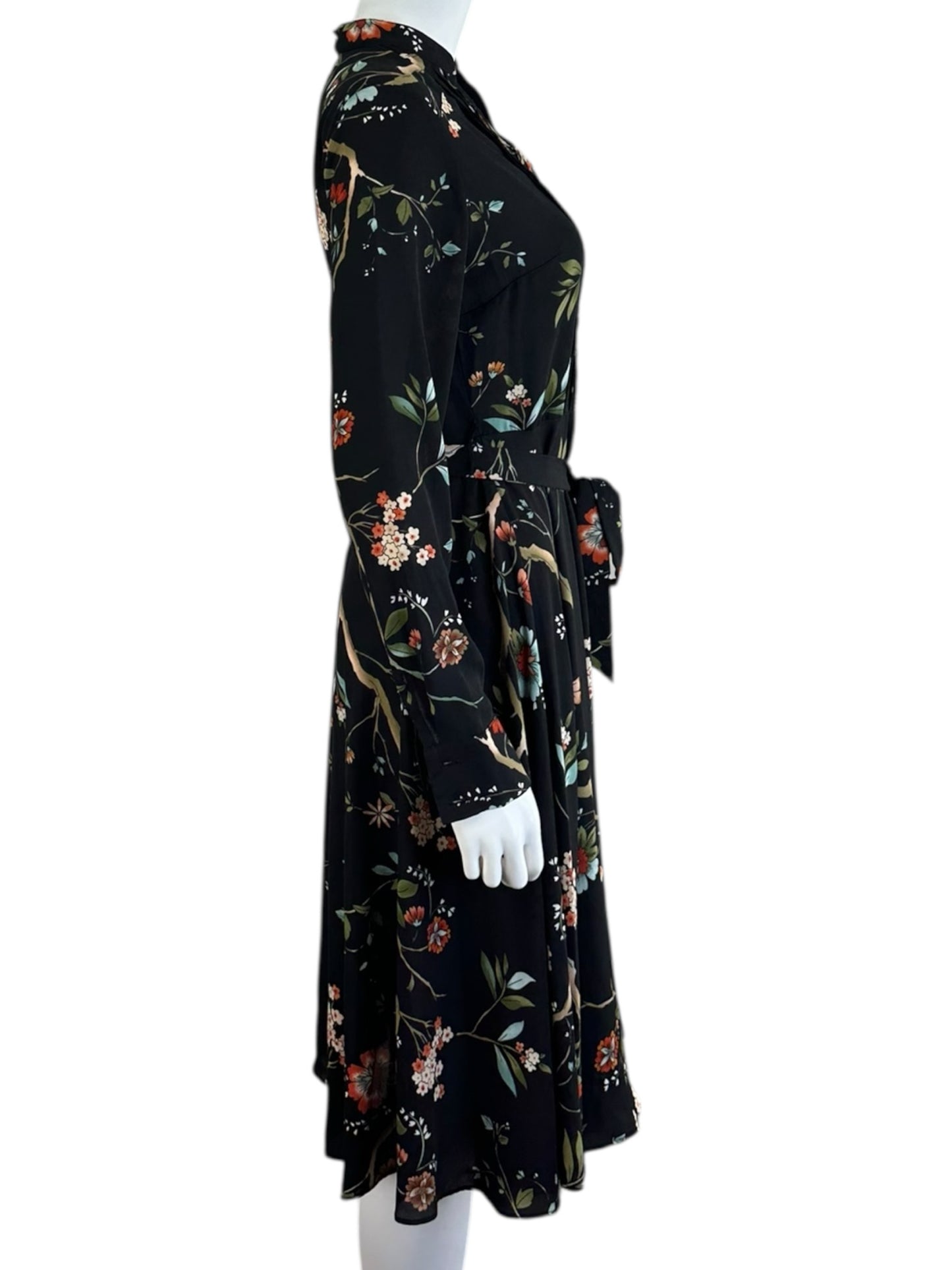 nanette by Nanette Lepore Black Floral Dress Size 2