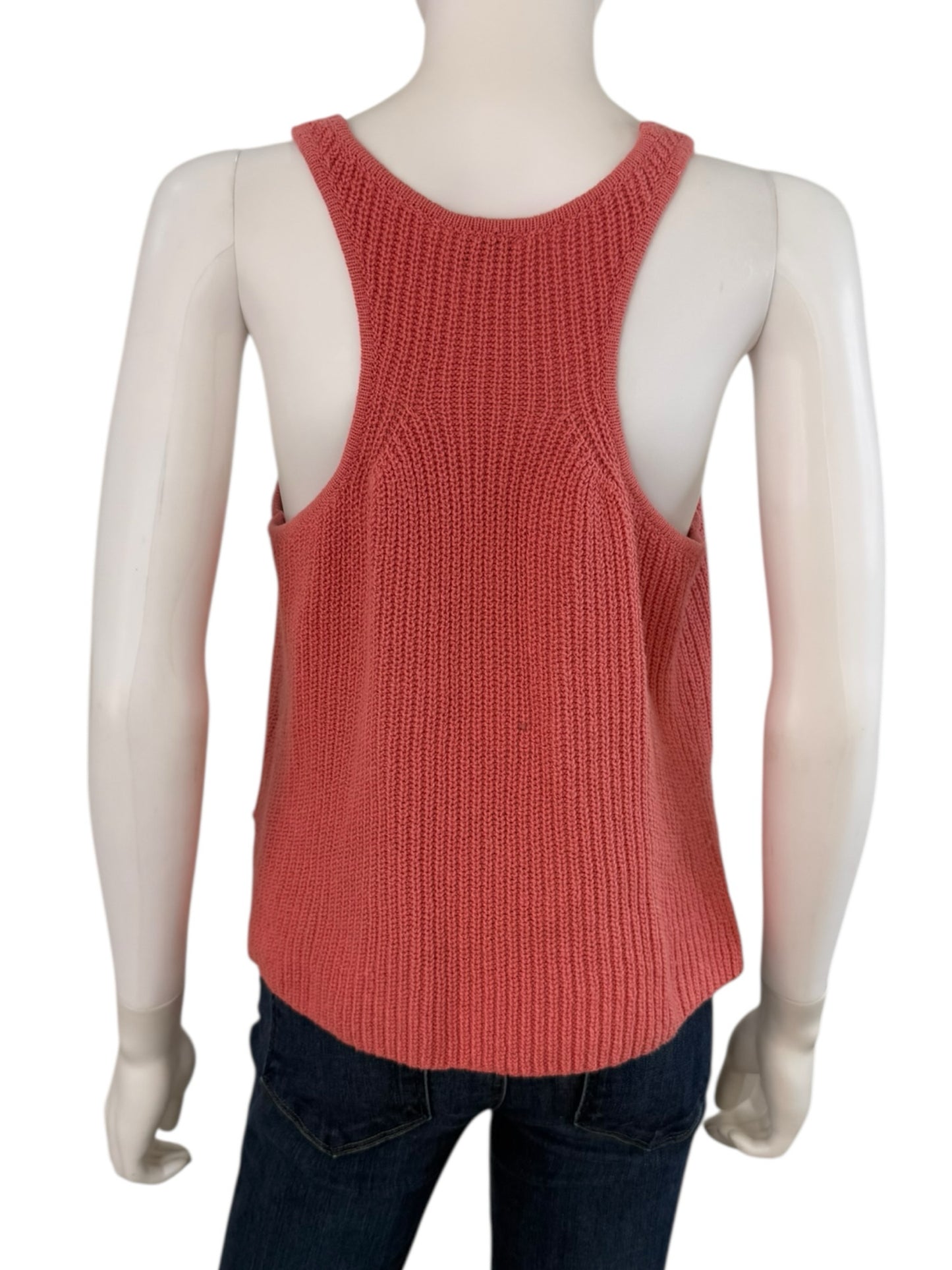 splendid Coral 100% Cotton Sweater Tank Size S