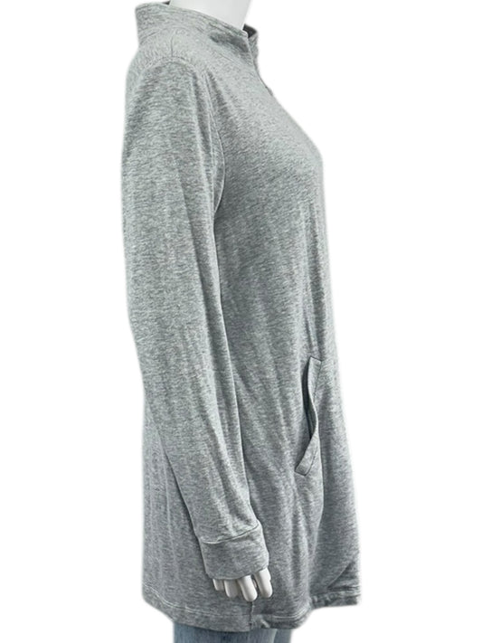 EILEEN FISHER Gray Knit Casual Jacket Size M