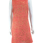 TRINA TURK Coral Lace Cocktail Dress Size 4