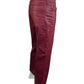 KUT from the Kloth NWT Burgundy Coated Kelsey Crop Boot Jeans Size 6