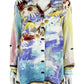 JOHN MARK NWT Romance Watercolor Button-Down Size M