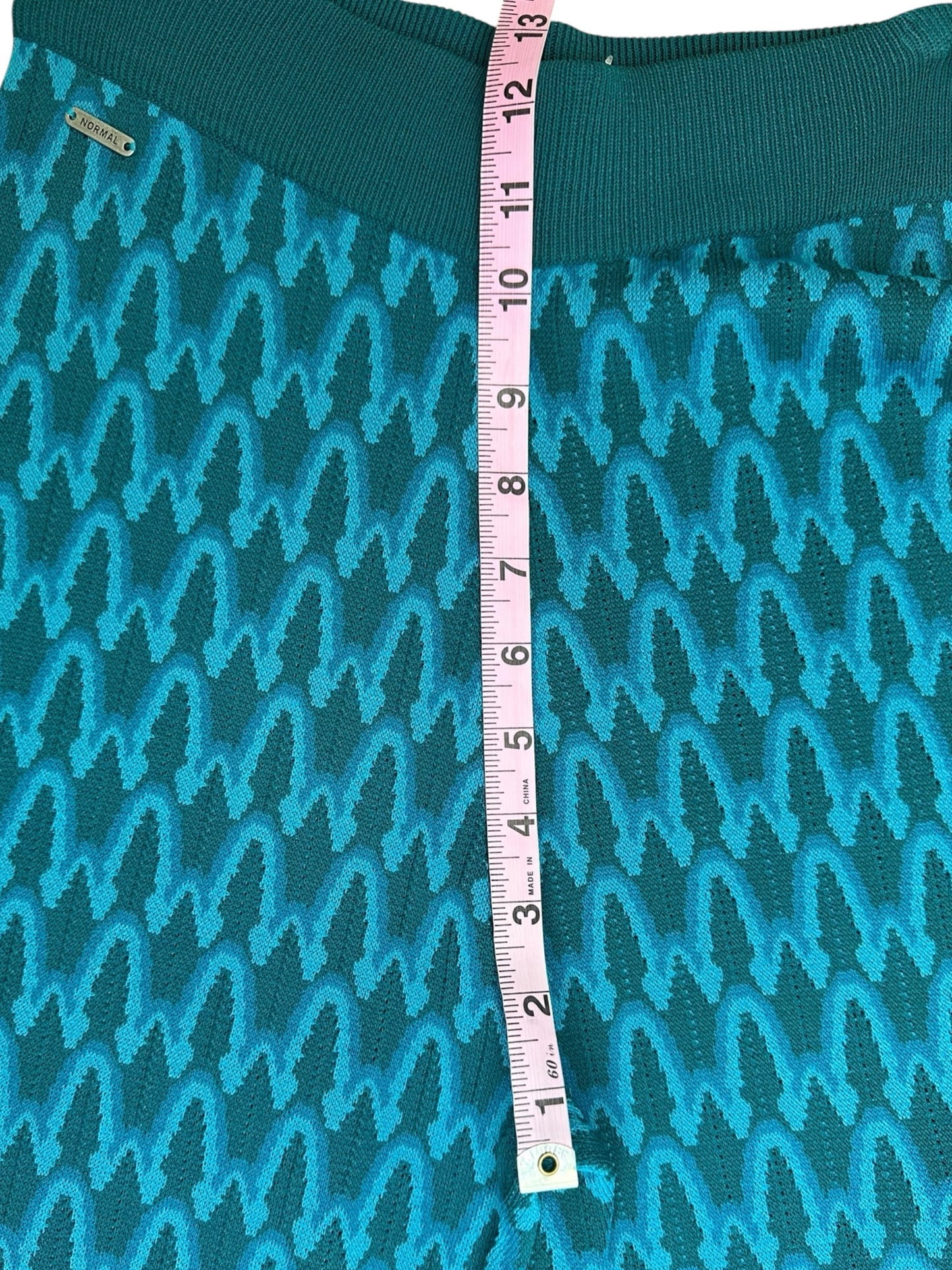 THE NORMAL BRAND Teal Knit Pants Size XS