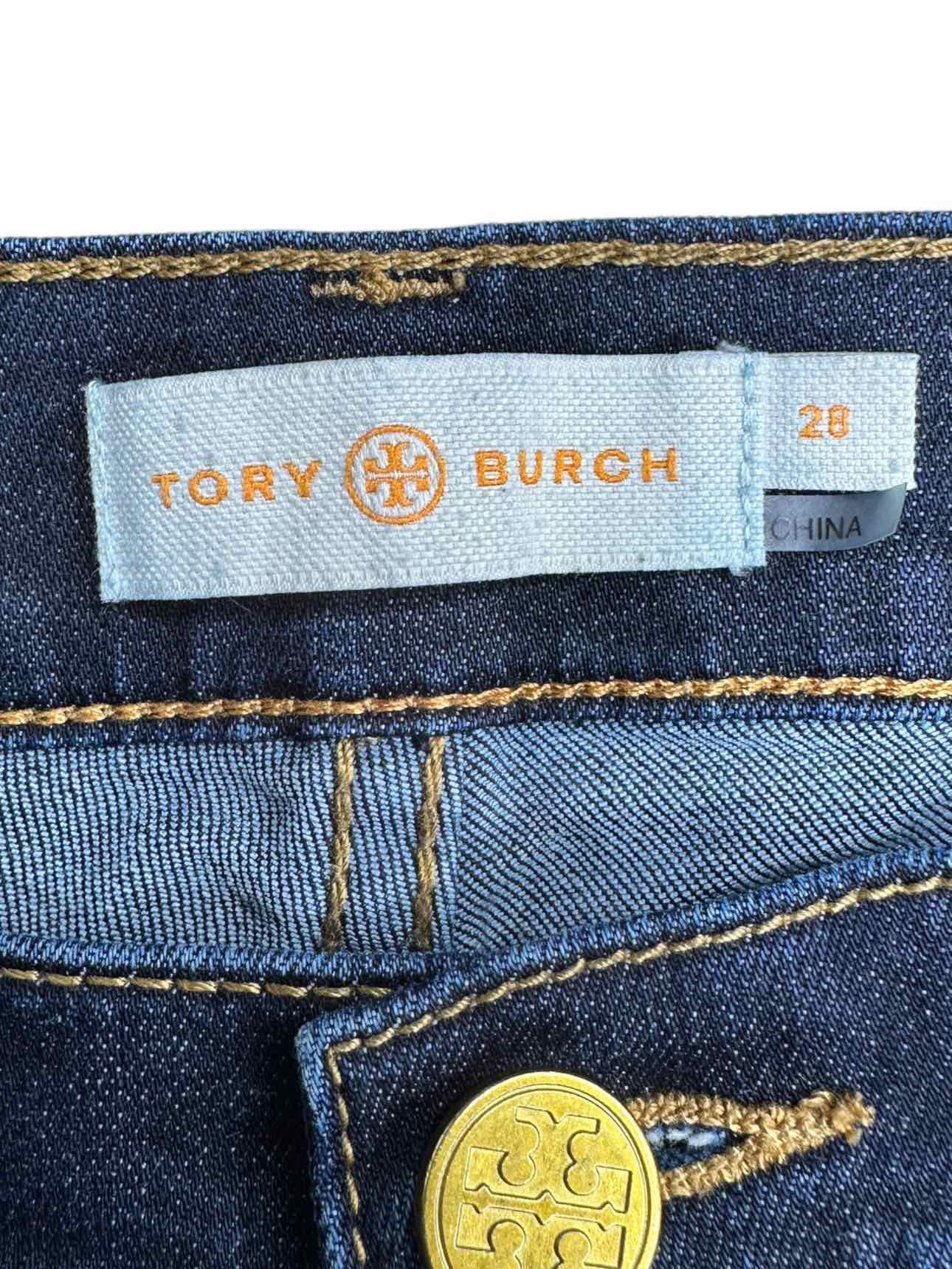 TORY BURCH Pardon My French Denim Jeans Size 28