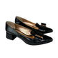 Max Mara Black Leather Colomba Pumps Size 39