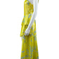 Tanya Taylor Yellow Analia Degrade Ruffle Dress Size S