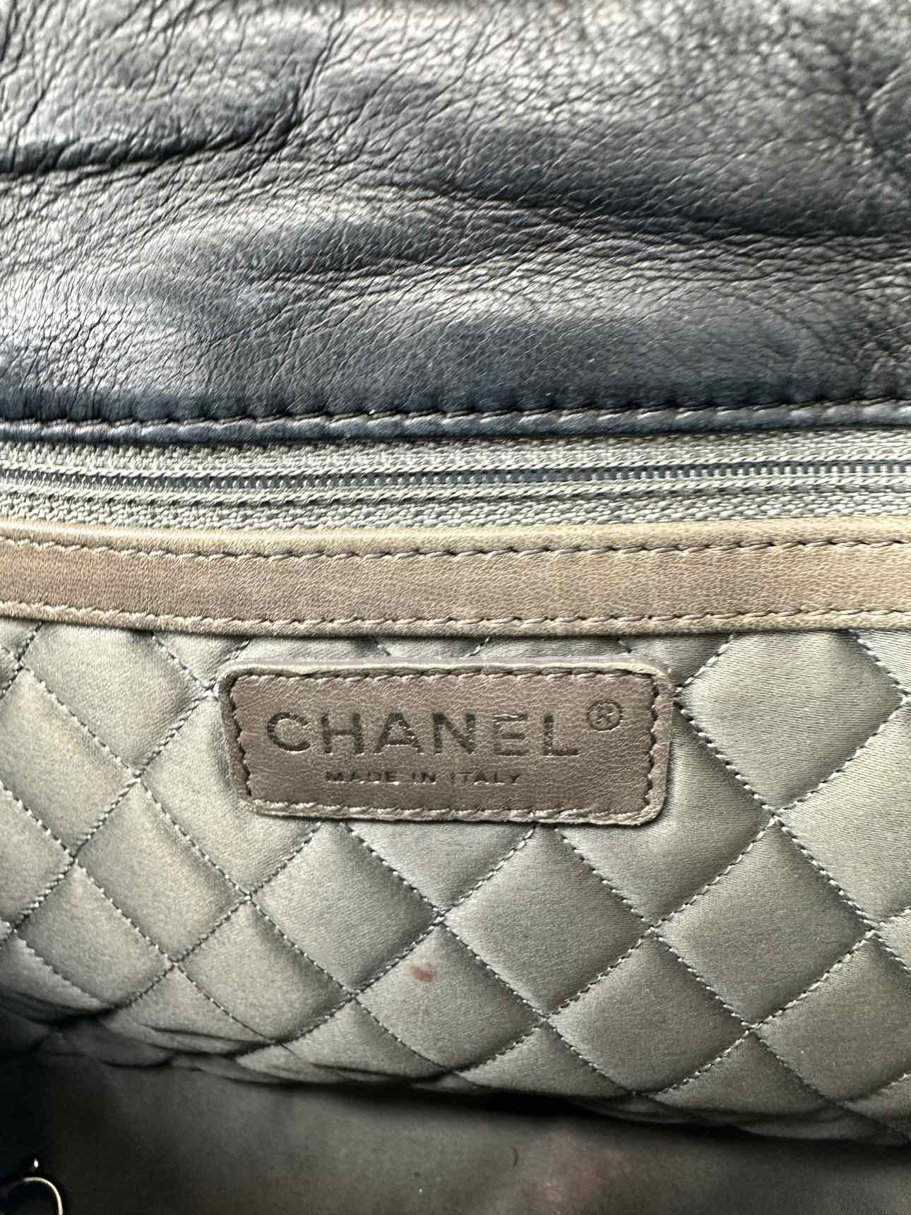 CHANEL Black Madison Flap Shoulder Bag