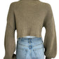 L'Academie Tan Lucia Sweater Size S
