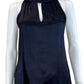 STARKx NWT Blue Satin Riley Blouse Size S