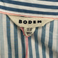 boden Blue and White Pinstripe Button Down NWT Size 6