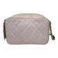 CHANEL Pink Quilted Leather Crossbody