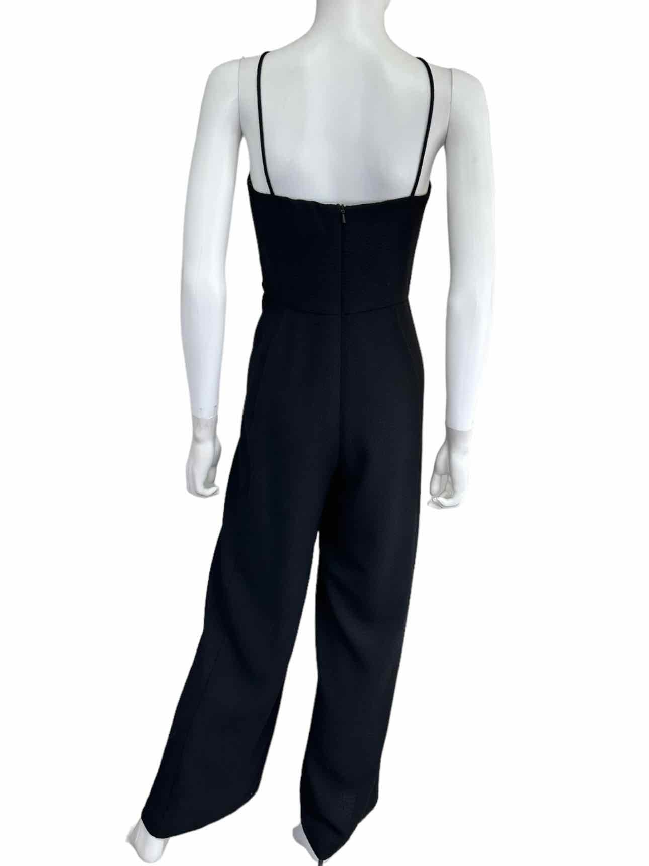 BLACK HALO Black Halter Jumpsuit Size 4