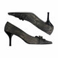 Stuart Weitzman Gray Leather Snake Print Pumps Size 9