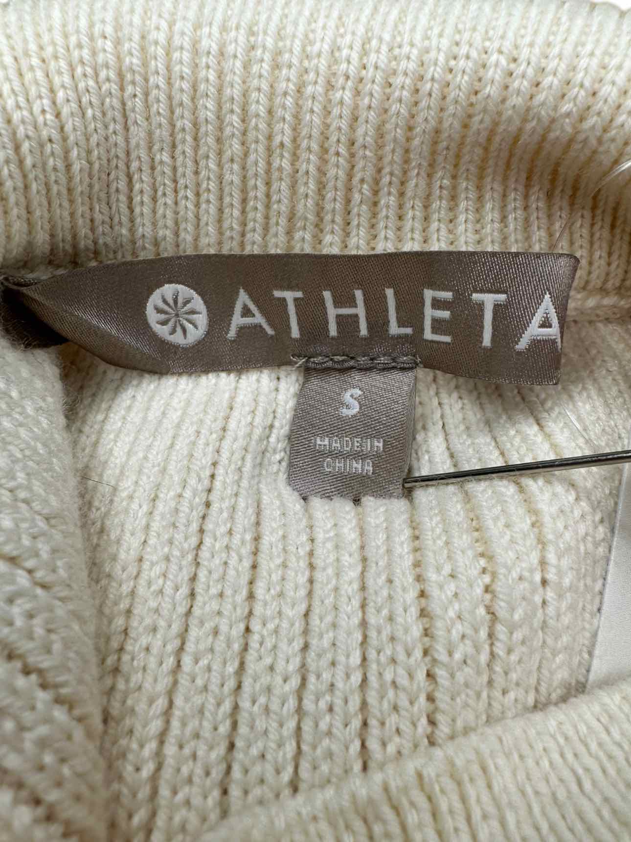 ATHLETA Cream Turtleneck Sweater Size S