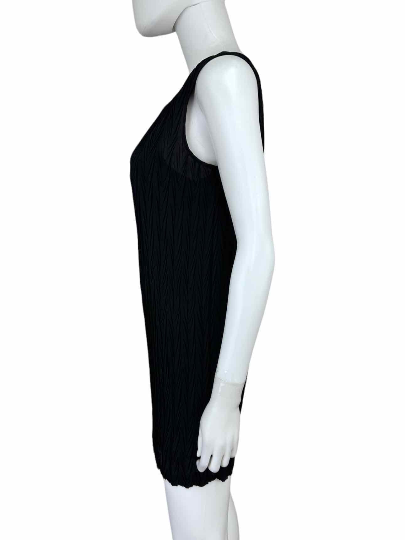 Vivienne Tam Black Textured Pattern Dress Size 1
