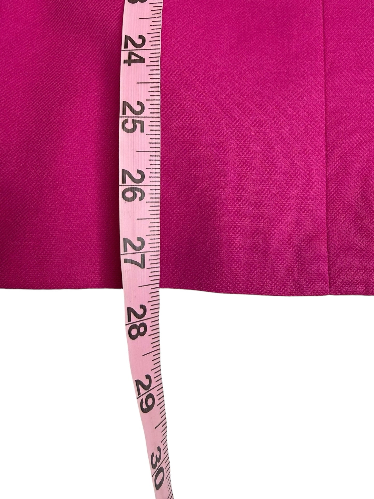 Talbots Fuchsia Linen Blend Double Breasted Blazer Size 6