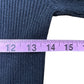 one grey day Black Ribbed Sweater Size S