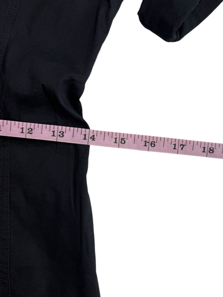 Theory Black Linen Romper Size 2