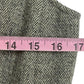 Calvin Klein Gray Herringbone Midi Dress Size 6