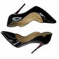 Christian Louboutin Hot Chick 100 Black Patent Pump Size 37