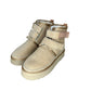 UGG Tan Neumel Platform Suede Booties Size 7