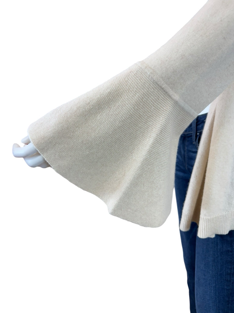 BANANA REPUBLIC Cream 100% Cashmere Sweater Cardigan Size L