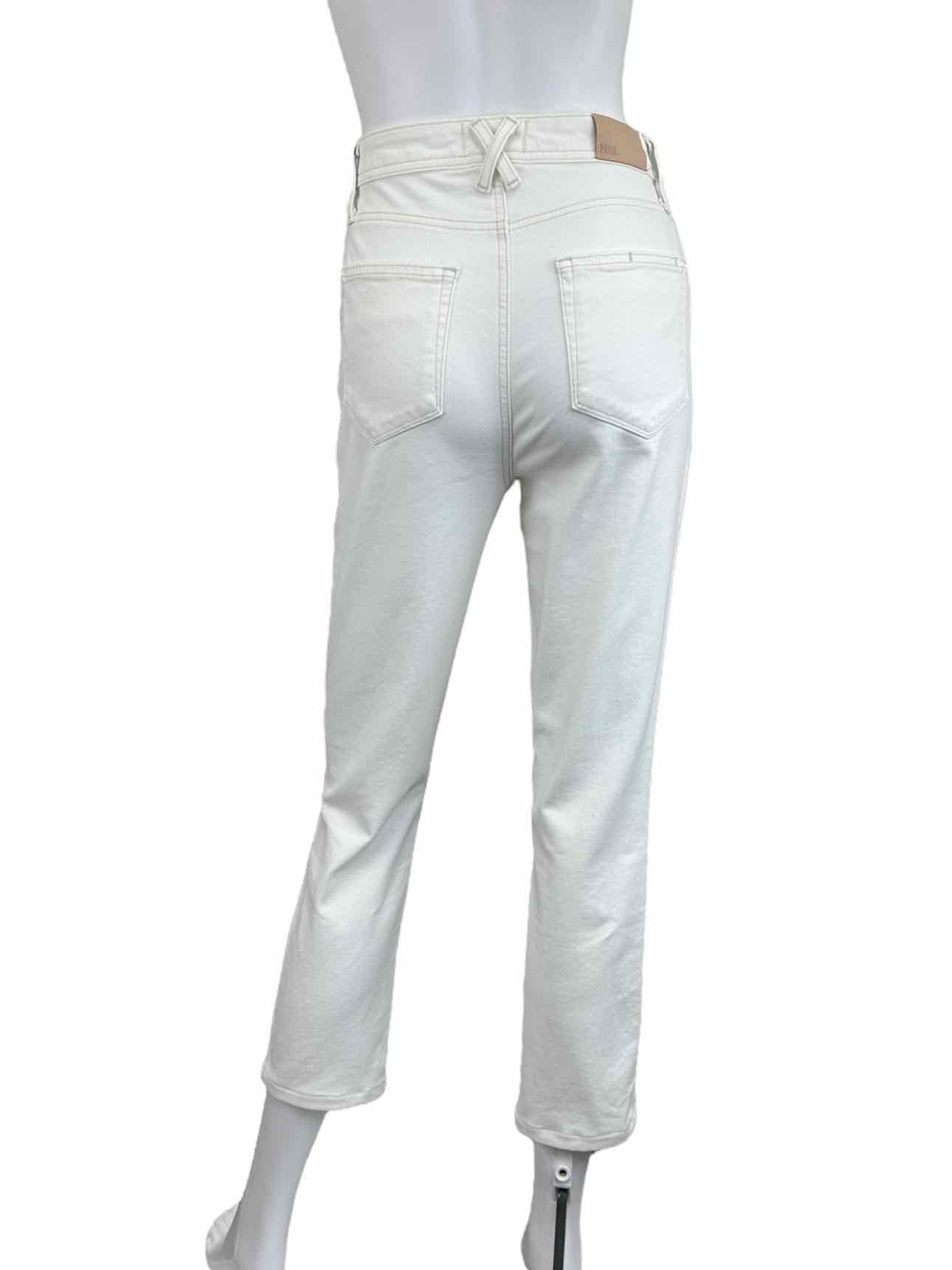 PAIGE White Sarah Slim Jeans Size 27