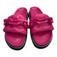 Louis Vuitton Hot Pink Sunset Flat Comfort Mule Size 37.5
