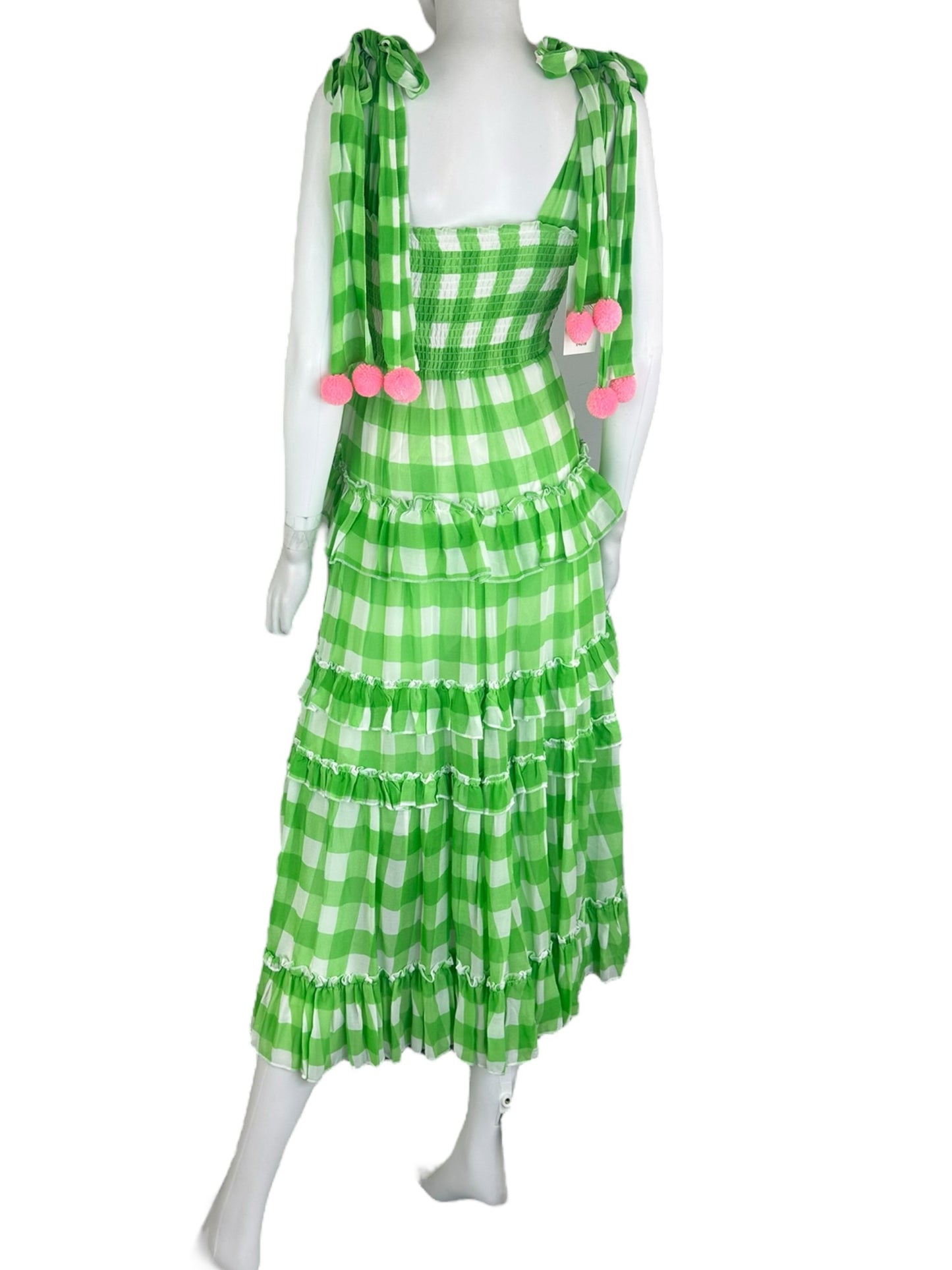 Sundress Green Gingham Sundress Size XS