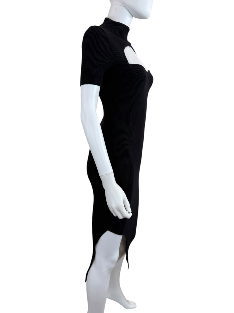 Paola Bernardi Black Bolero Style Sweater Dress Size S