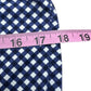 J. McLaughlin Blue And White Checkered Blouse Size M