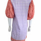 OLIPHANT Gingham Print Casual Dress Size L