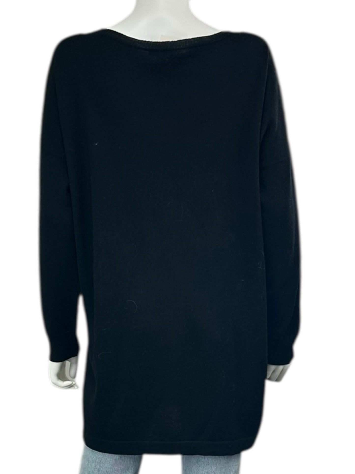 EILEEN FISHER Black Knit Dress- Casual Size M