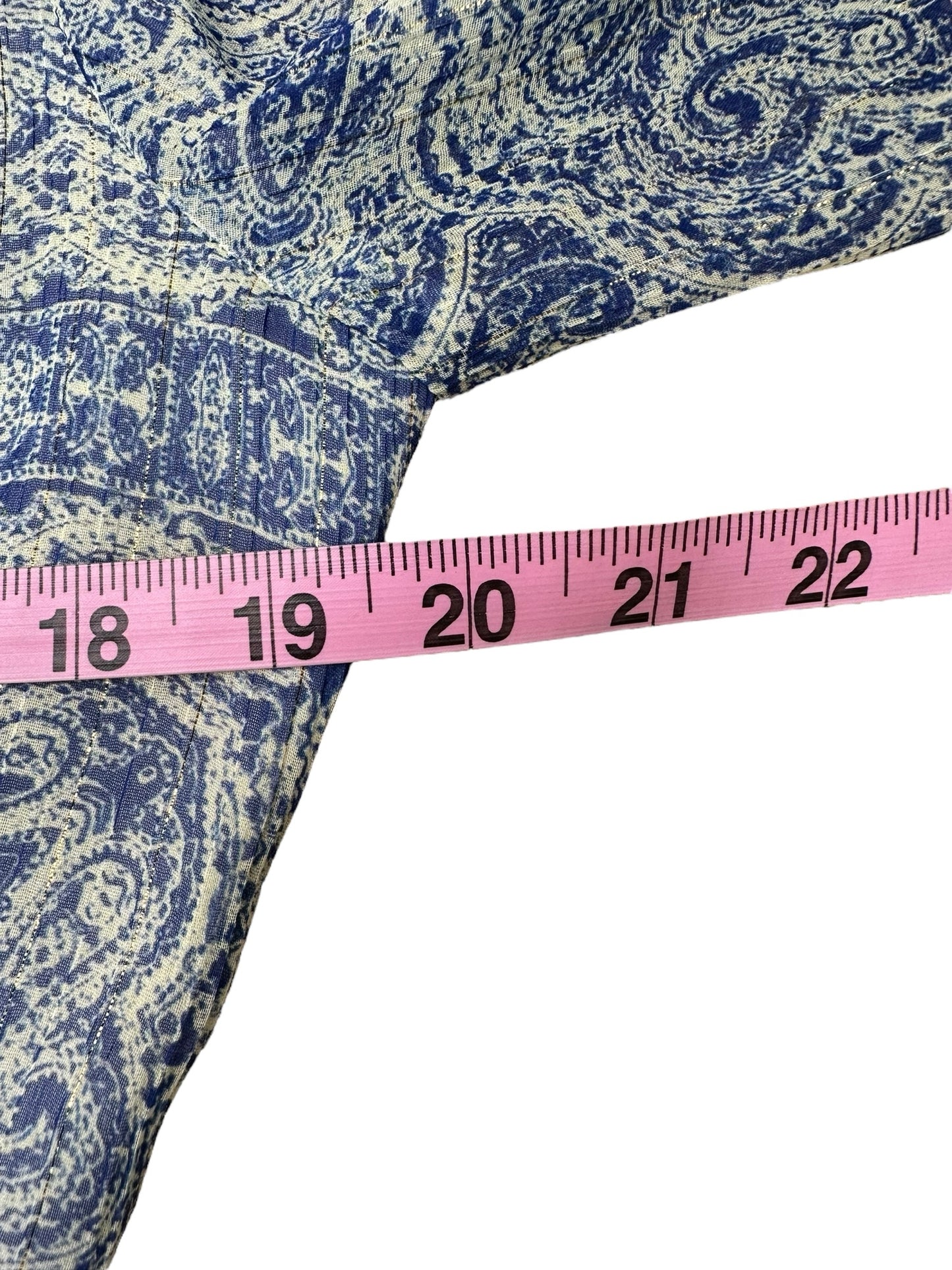 Iris Setlakwe Blue Paisley Maxi Dress Size 6