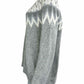 chicos Gray Nordic Sweater Size L