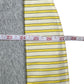 tru luxe Gray and Yellow Contrast Knit Top Size M