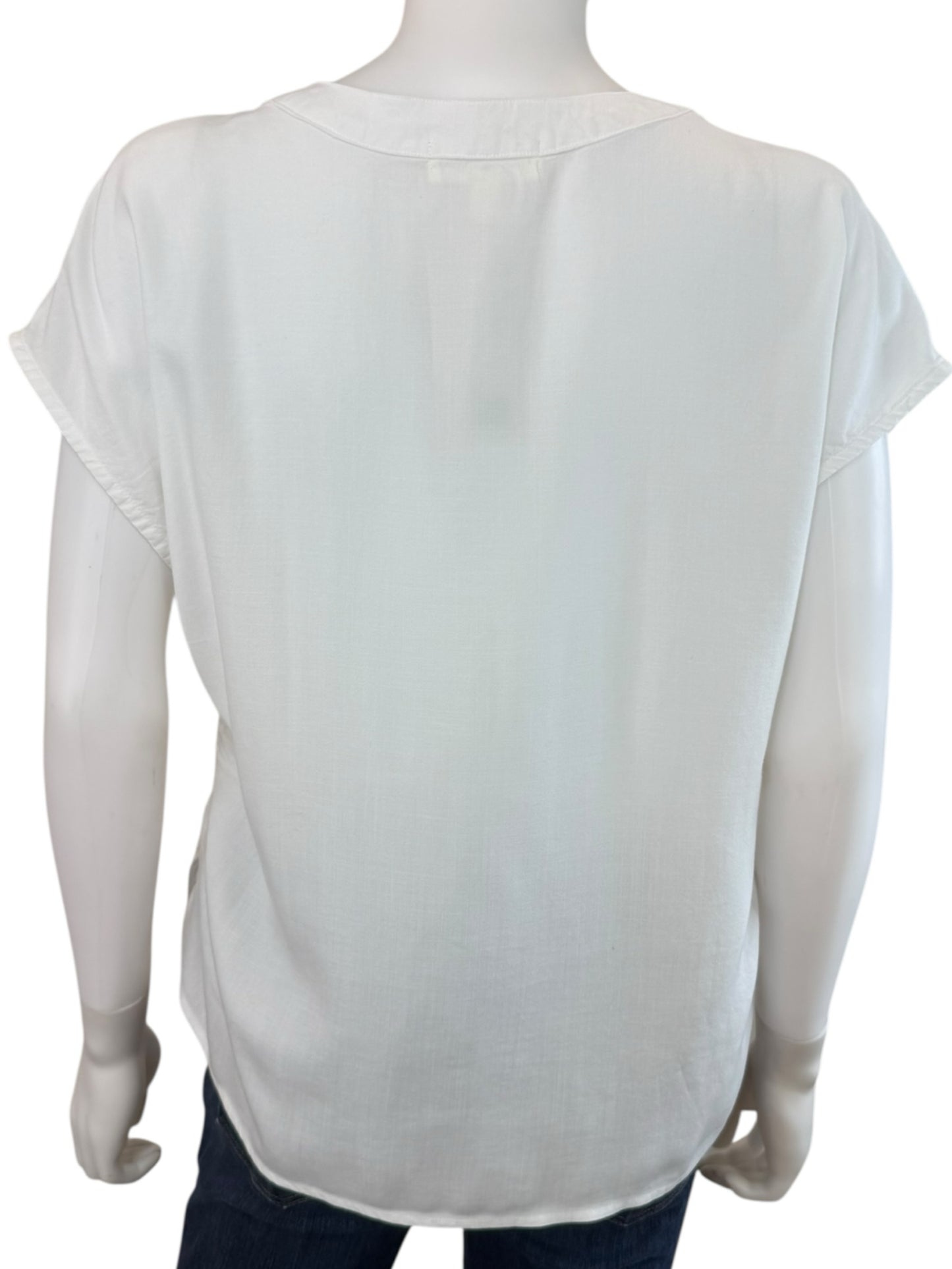 Cloth & Stone White Button-down Top Size M