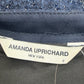 AMANDA UPRICHARD Navy Tweed Cocktail Dress Size S
