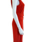 Joseph Ribkoff Orange Sheath Dress Size 12