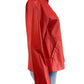 LAFAYETTE 148 NEW YORK Red Genuine Leather Jacket Size 8