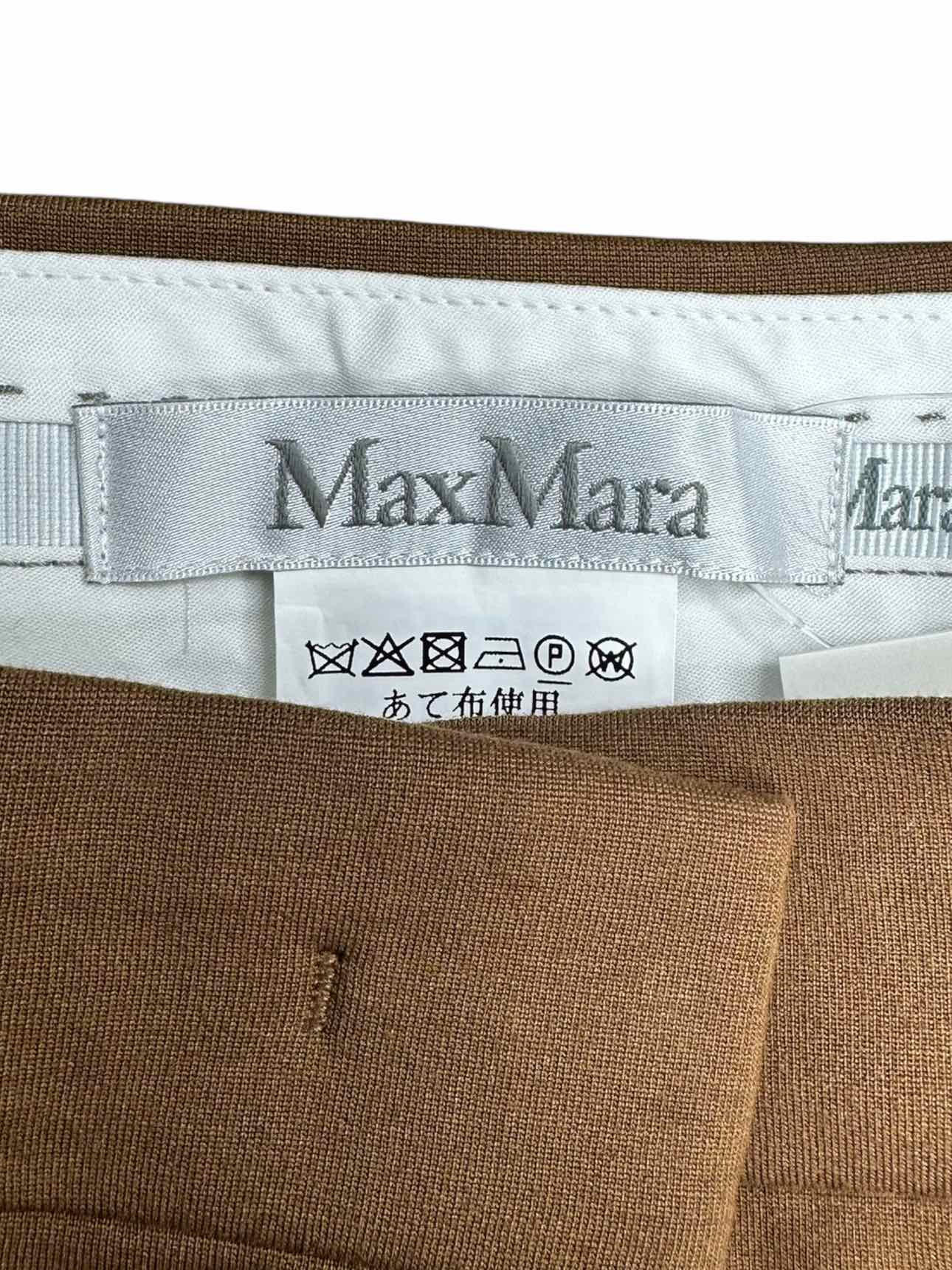 MaxMara Brown Straight Leg Pants Size 6